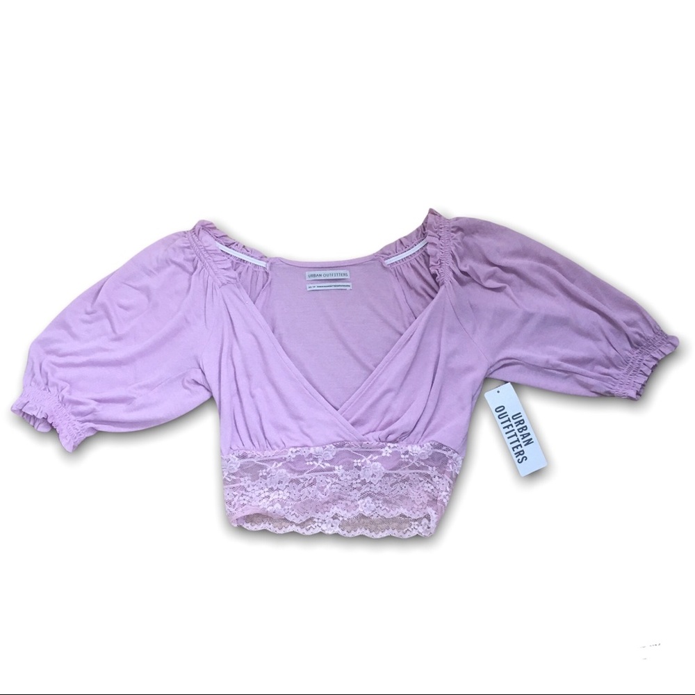 Urban Outfitters Purple Crop Top